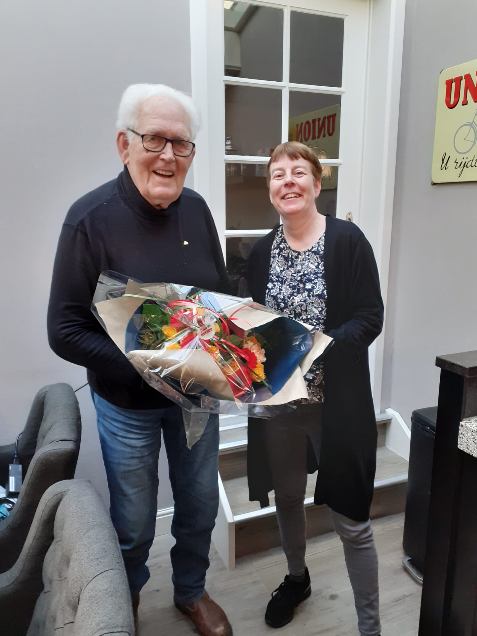 De heer F. Bakker 70 jaar lid