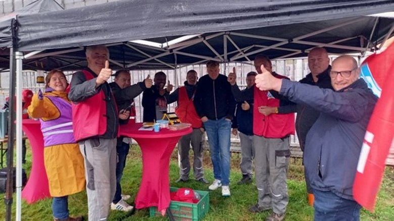 Estafettestaking.