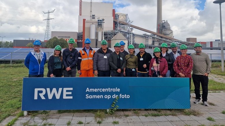 CIPAME delegation at RWE Amercentrale