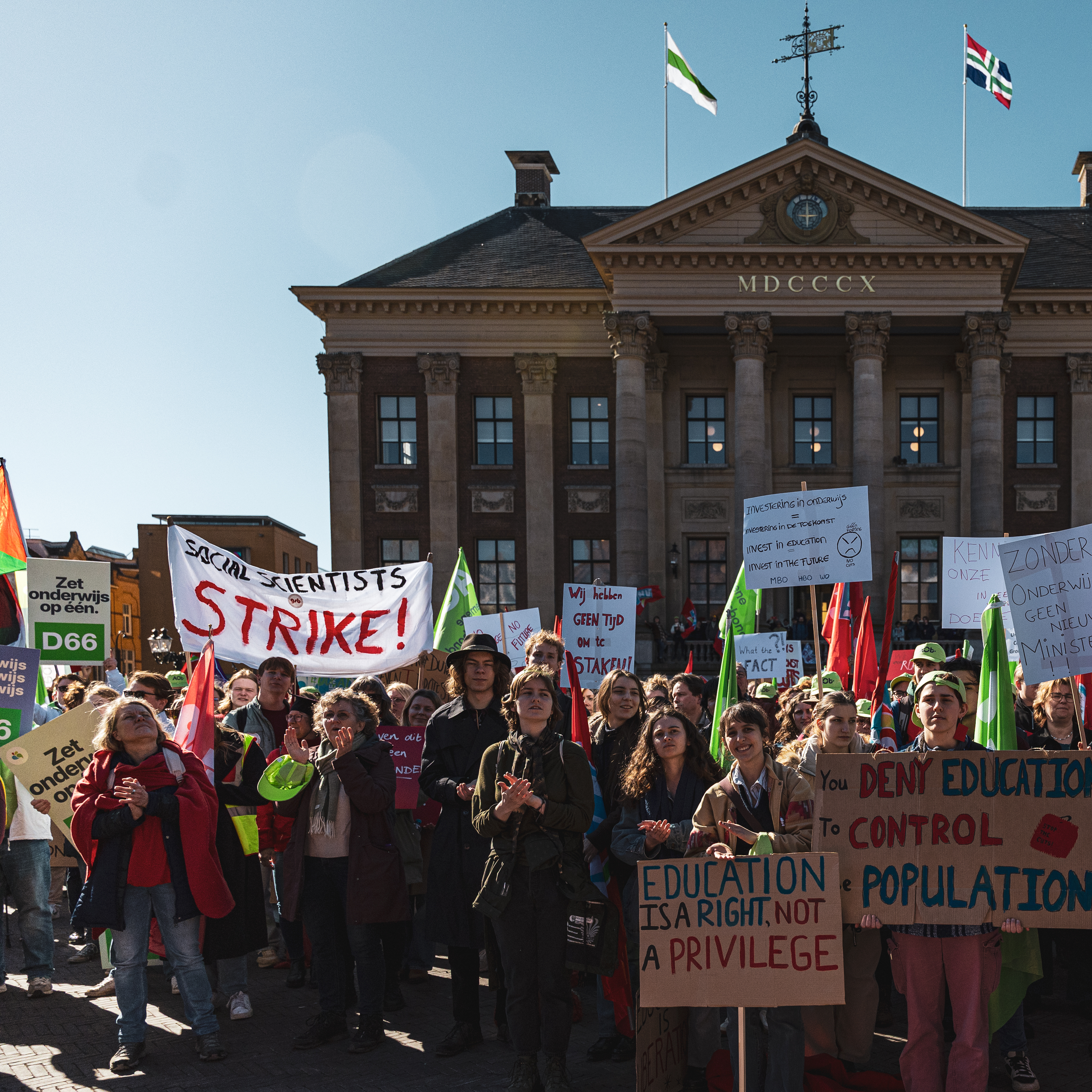 staking hoger onderwijs groningen foto: roland pupupin