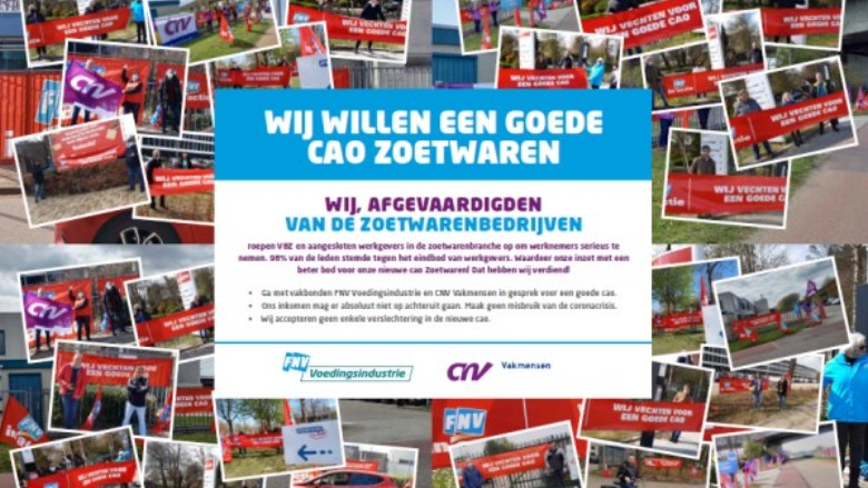Onderhandelingen cao Zoetwaren nog steeds muurvast! FNV