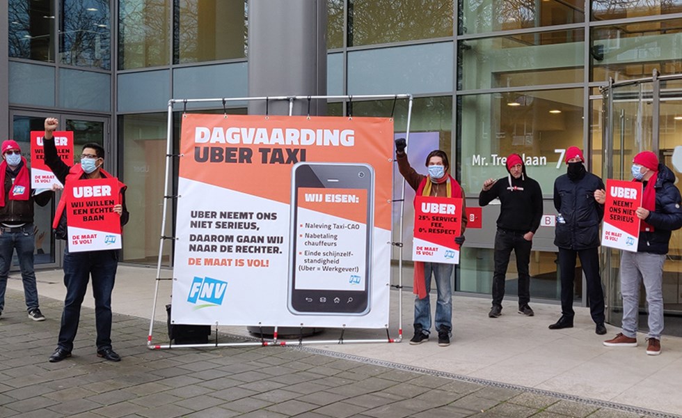 Stop oneerlijke concurrentie en schijnzelfstandigheid door Taxi-apps!