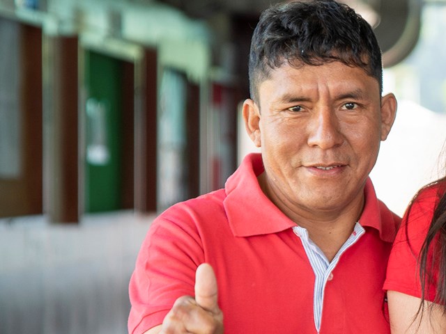 Donato, links op de foto