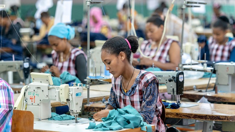 Werkende in Ethiopie