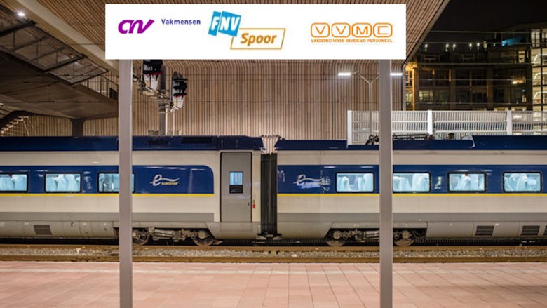 Conducteur aan het werk