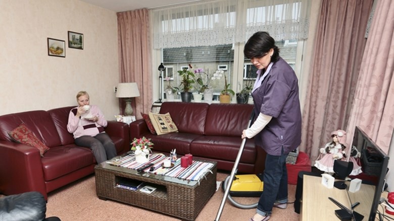 Hulp in de huishoudelijke ondersteuning