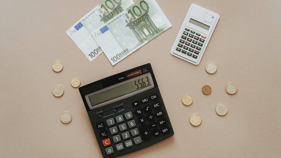 Geld en rekenmachine