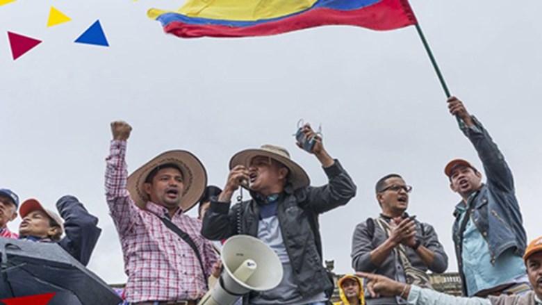 Demonstratie Colombia 2017