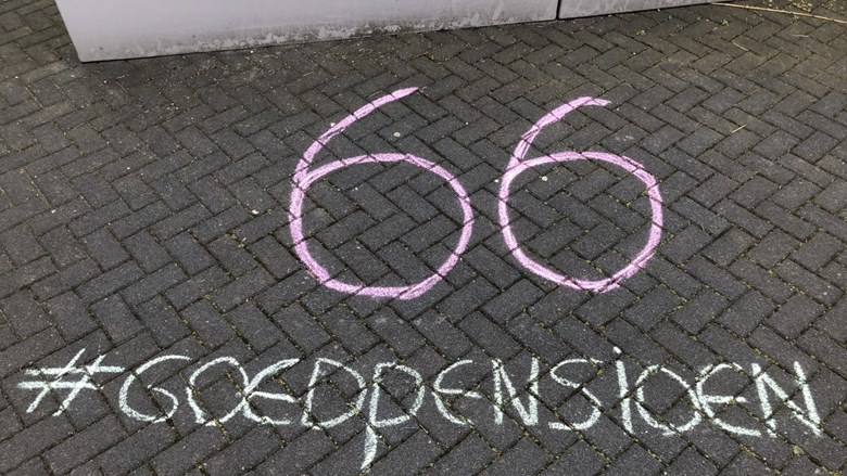 met 66 met pensioen