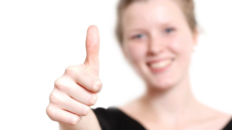 Duim omhoog