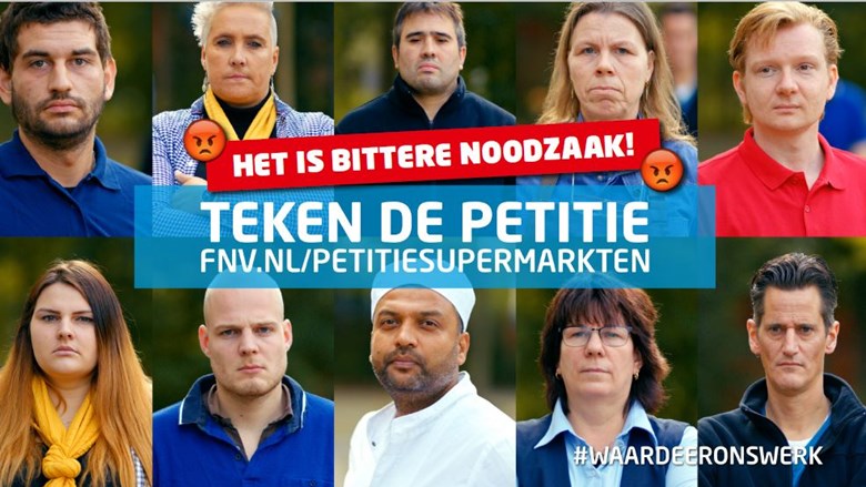 Wil jij ook een cao die recht doet aan jouw inzet? Teken de petitie!