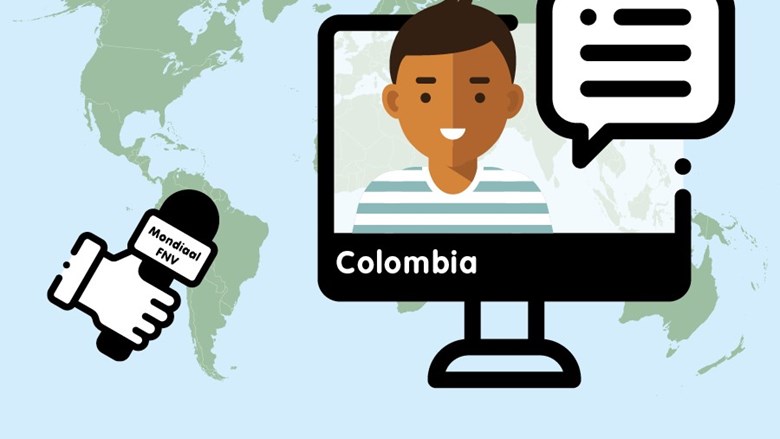 Straatverkoper Colombia