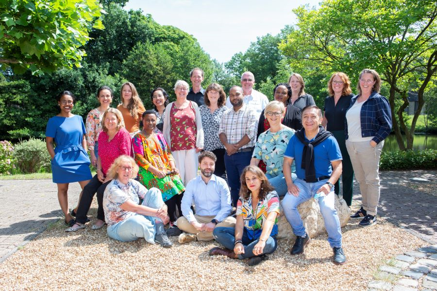 groepsfoto Mondiaal FNV tijdens 2022 Global week