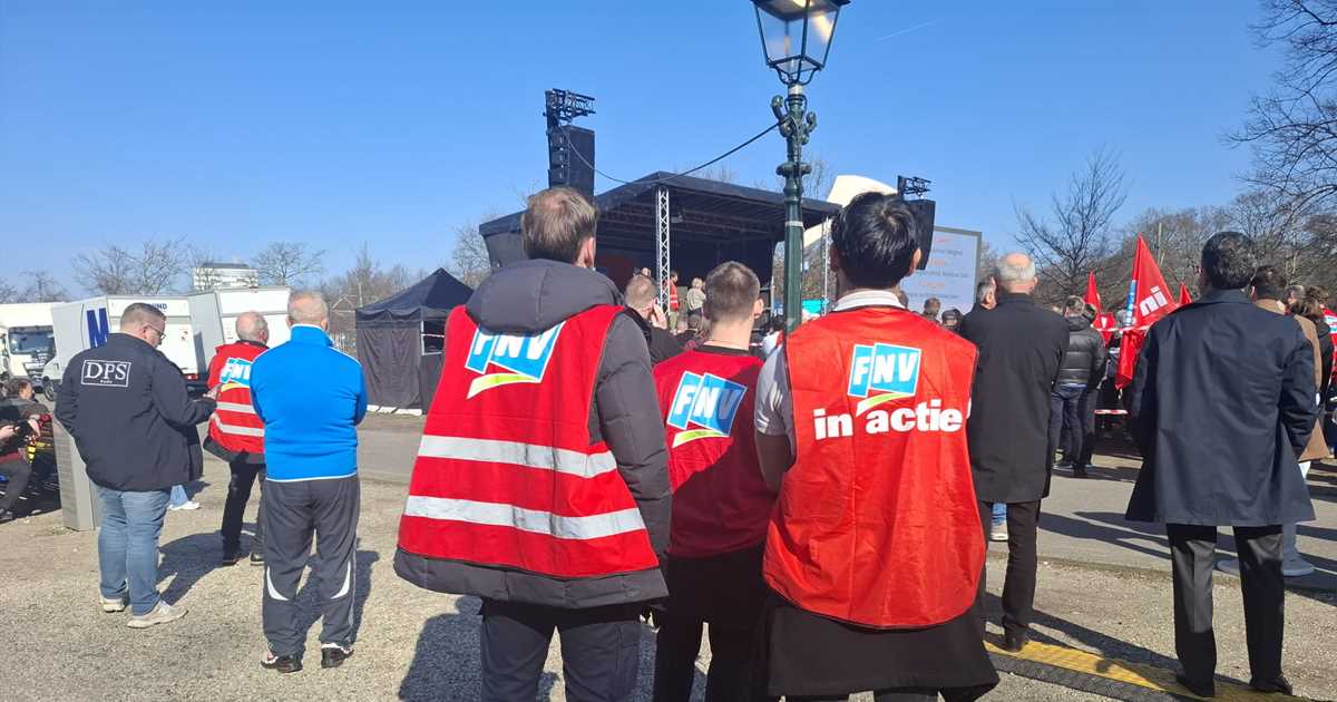 Dinsdag opnieuw actie bij Norit, werkonderbreking in Klazienaveen