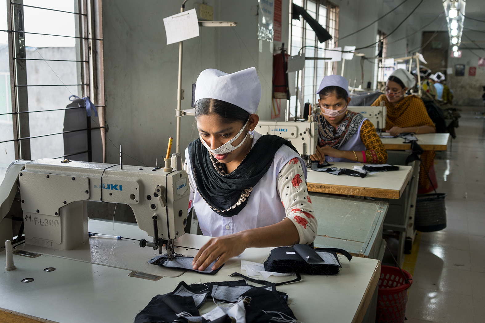 Kledingarbeidsters in Bangladesh