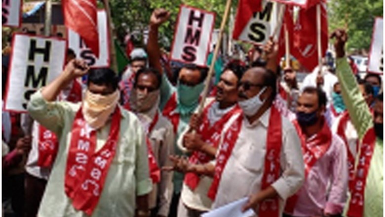 India: vakbonden protesteren tegen opschorten arbeidswetten