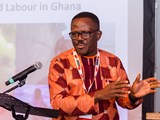 Andy Tagoe van GAWU op symposium 15 jaar Stop Kinderarbeid, 23 mei 2019