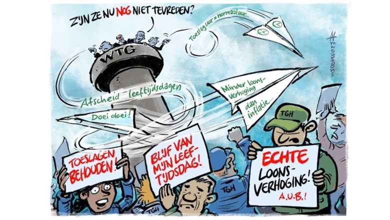 Staking Bij Technische Groothandel Technische Unie Begint