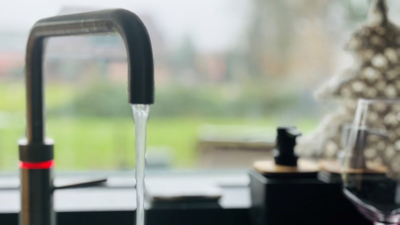 Water dat uit kraan komt
