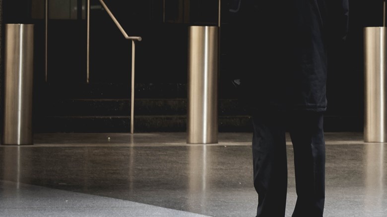 Beveiligers in actie