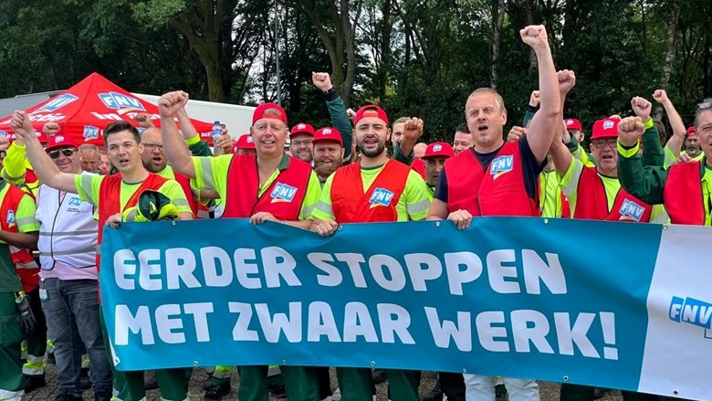 Succes: Regeling eerder stoppen met zwaar werk - FNV