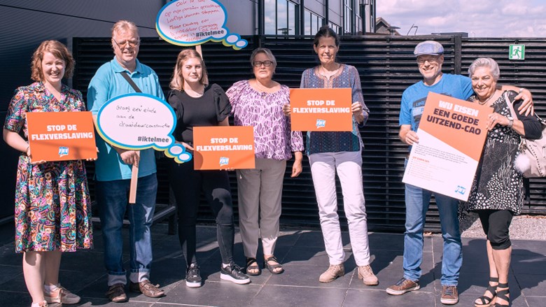 Uitzendkrachten eisen waardering, respect en meer zekerheid