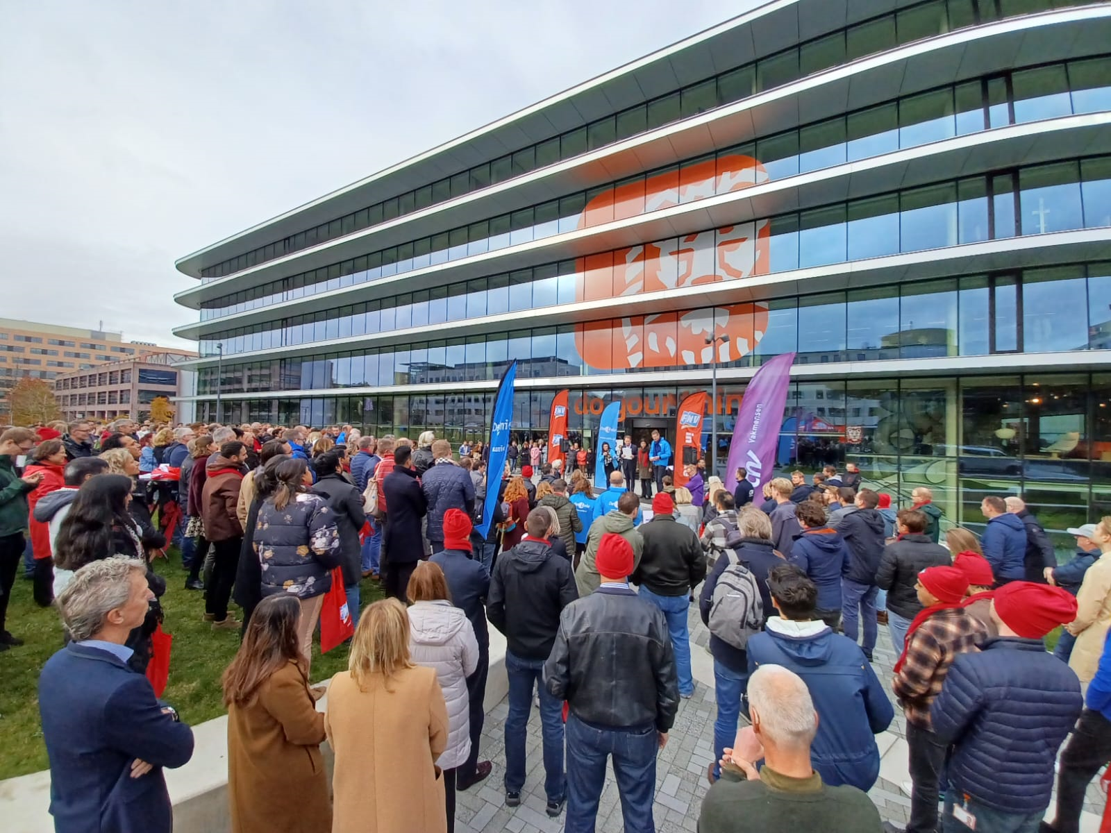 FNV houdt bijeenkomsten bij ING