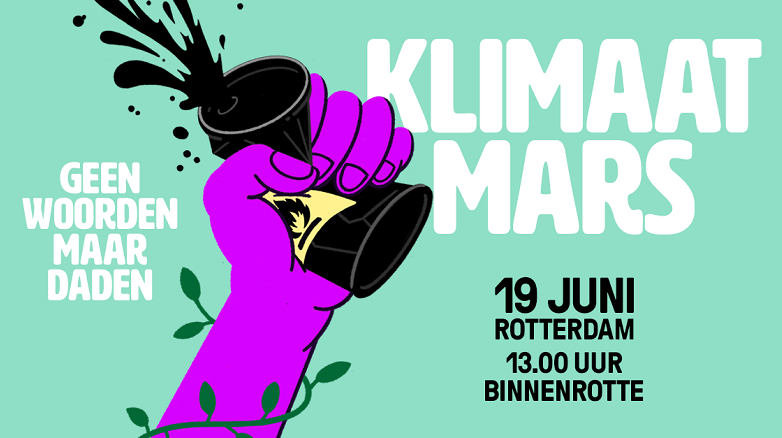 Rotterdam decor van nieuwe Klimaatmars