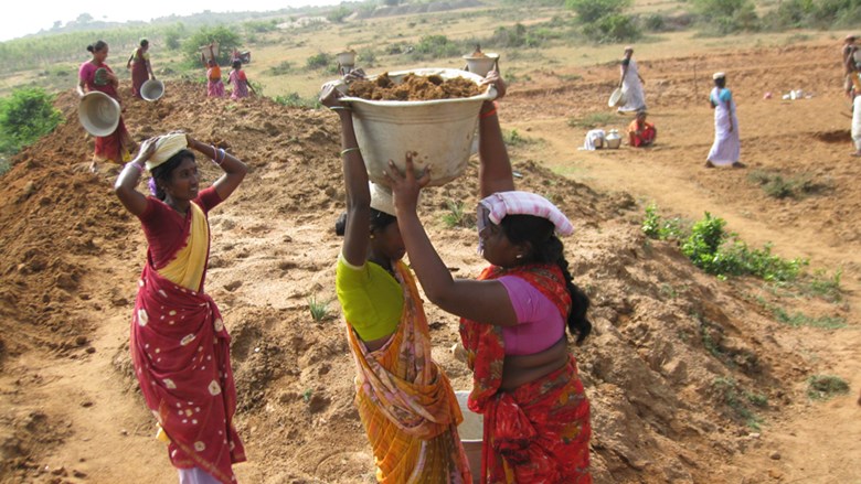 India: cultiveren van land